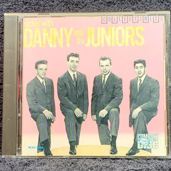 VINTAGE ROCKIN' WITH DANNY AND THE JUNIORS...COMPACT DISC ...1983 COMPILATION - Picture 1 of 2